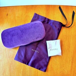 GUCCI eyeglasses case, bag, and new microfiber cloth